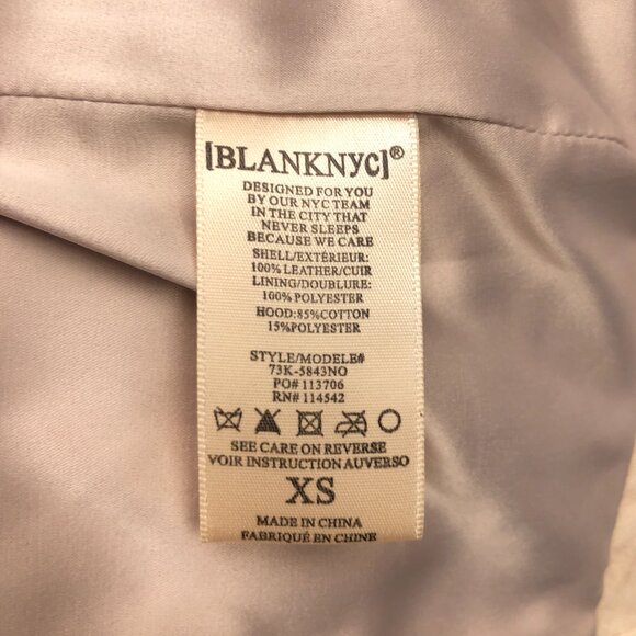 BNWT BLANK NYC - SUNDAY DRIVE SUEDE MOTO JACKET in Beige - Picture 13 of 13